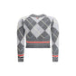 Thom Browne Gray Fleece Wool Cardigan