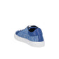 Moschino Couture Blue Leather Low Top Sneakers