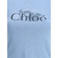 Chloé Light Blue Cotton T-Shirt