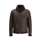 Valstar Brown Calf Leather Bos Taurus Coat