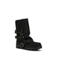 Dolce & Gabbana Black Calf Leather Bos Taurus Ankle Boots