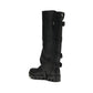 Dolce & Gabbana Black Calf Leather Bos Taurus Lace-Up Boots
