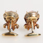 Dolce & Gabbana Gold Tone 925 Sterling Silver Crystal Accessory Cufflinks