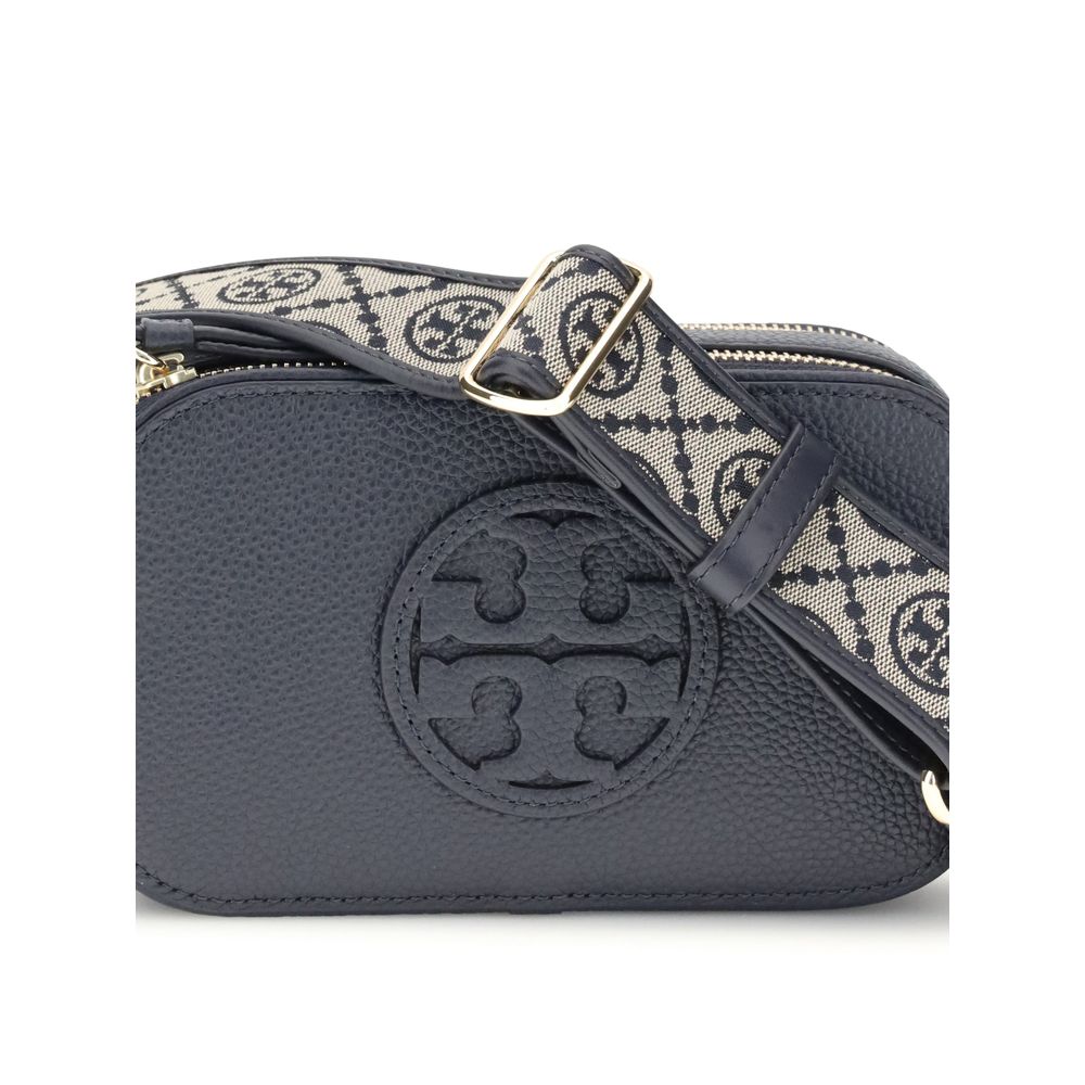 Tory Burch Blue Leather Shoulder Bag