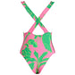 Desigual Pink Elastane Bodysuit