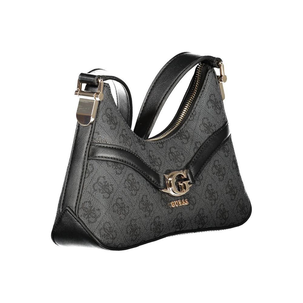 Guess Jeans Nero Polyurethane Women Shoulder Bag