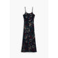 Desigual Black Polyester Dress