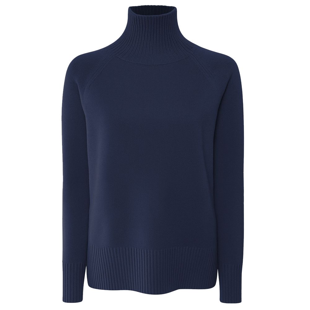 Emilio Romanelli Blue Cashmere Women Sweater