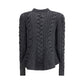 Alexander McQueen Gray Wool Cardigan