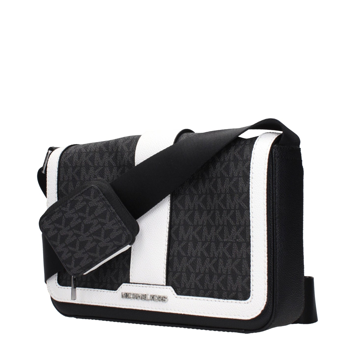 Michael Kors Black Fabric Crossbody Bag