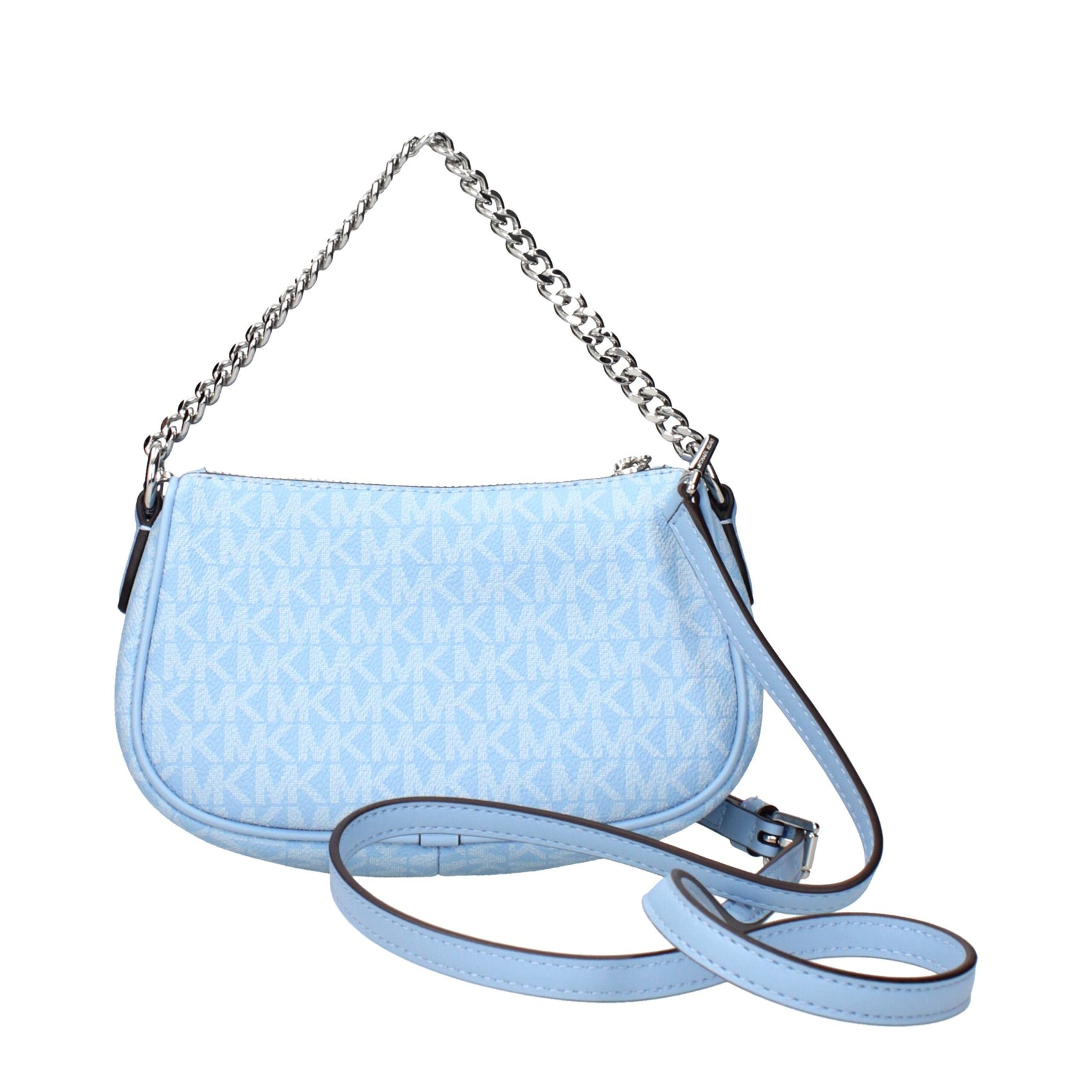 Michael Kors Light Blue Fabric Handbag