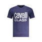 Cavalli Class Blue Cotton T-Shirt