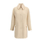 Valentino Cream Fleece Wool Coat