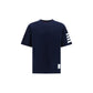 Thom Browne Blue Cotton T-Shirt
