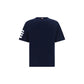 Thom Browne Blue Cotton T-Shirt