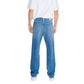 Replay Blue Cotton Relaxed Fit Jeans