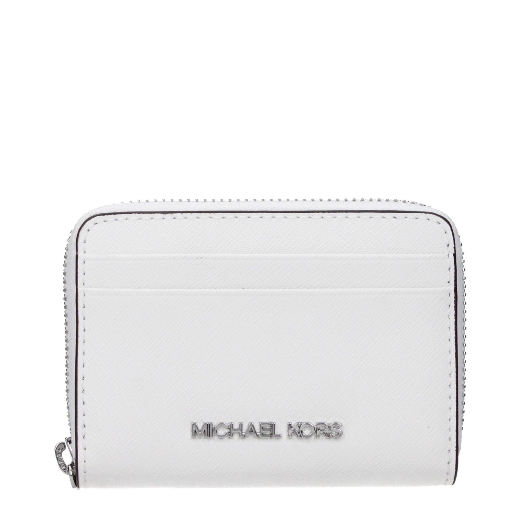 Michael Kors White Leather Cardholder