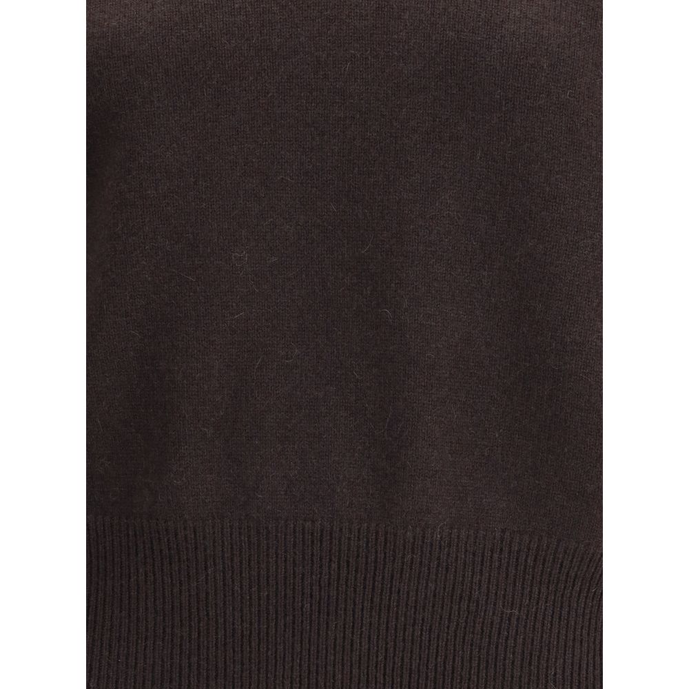 SA SU PHI Brown Cashmere Cashmere Sweater