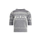 Ermanno Scervino Gray Cashmere Sweatshirt