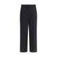 Max Mara Black Fleece Wool Casual Pants