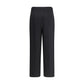 Max Mara Black Fleece Wool Casual Pants