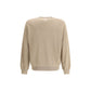 Ferragamo Beige Fleece Wool Sweatshirt