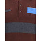 GR10K Bordeaux Wool Polo Shirt