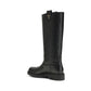 Fendi Black Calf Leather Bos Taurus Ankle Boots