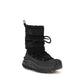 Moncler Black Polyamide Lace-Up Boots