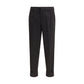 Cruna Black Cotton Casual Pants