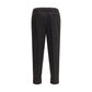 Cruna Black Cotton Casual Pants