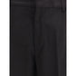 Cruna Black Cotton Casual Pants