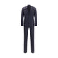 Prada Blue Fleece Wool Two-Piece Suit