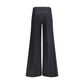 Darkpark Black Polyester Flared Pants