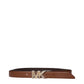 Michael Kors Brown Fabric Belt