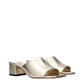 Jimmy Choo Gold Leather Platform Sandals