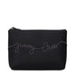 Jimmy Choo Black Satin Clutch Bag