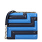Jimmy Choo Blue Leather Shoulder Bag