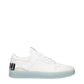 Jimmy Choo White Leather Low Top Sneakers