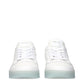Jimmy Choo White Leather Low Top Sneakers