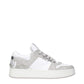 Jimmy Choo White Leather Low Top Sneakers