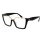 Police Black Cellulose Acetate Glasses (Frames)
