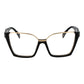 Police Black Cellulose Acetate Glasses (Frames)
