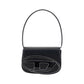 Diesel Black Calf Leather Bos Taurus Shoulder Bag