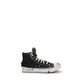Margiela Black Rubber High Top Sneakers
