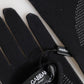 Dolce & Gabbana Black DG Logo Cotton Hands Mitten Men Gloves