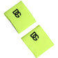 Dolce & Gabbana Yellow Green DG Logo Polyester 1 Pair  Wristband
