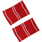 Dolce & Gabbana Red White DG Logo Cotton 1 Pair One SIze Wristband