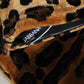 Dolce & Gabbana Brown Black Leopard Leather Elbow Length Mitten Gloves