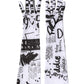 Dolce & Gabbana Black White DG Logo Elbow Length Mitten Gloves